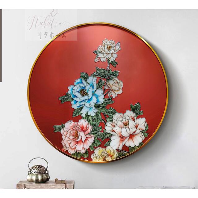 A055520硝子琺瑯彩 エナメル芸術品 御前上等琺瑯飾りつけ絵 部屋の入り口 飾りつけ 手作り・琺瑯絵芸術品