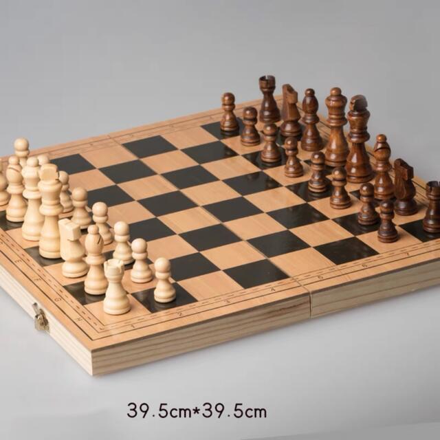 楽天市場】A048123チェスセット チェスボード 木製 折り畳み式