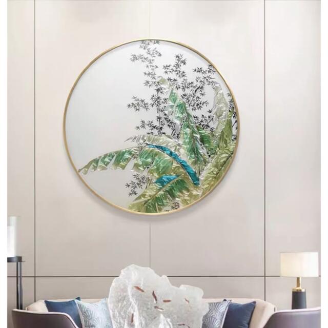 A055530硝子琺瑯彩 エナメル芸術品 御前上等琺瑯飾りつけ絵 部屋の入り口 飾りつけ 手作り・琺瑯絵芸術品