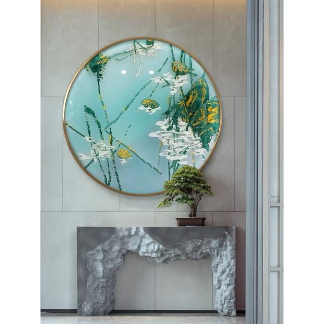 A055531硝子琺瑯彩 エナメル芸術品 御前上等琺瑯飾りつけ絵 部屋の入り口 飾りつけ 手作り・琺瑯絵芸術品