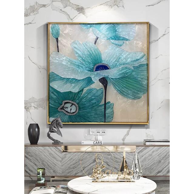 楽天市場】A055547ガラス琺瑯彩 エナメル工芸品 高級琺瑯飾り絵 玄関