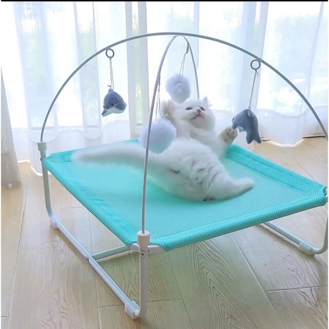 A055645猫臥榻 独立独行式 四季 猫臥榻 愛玩動物設備 猫寝床 犬猫用臥榻 丸洗い