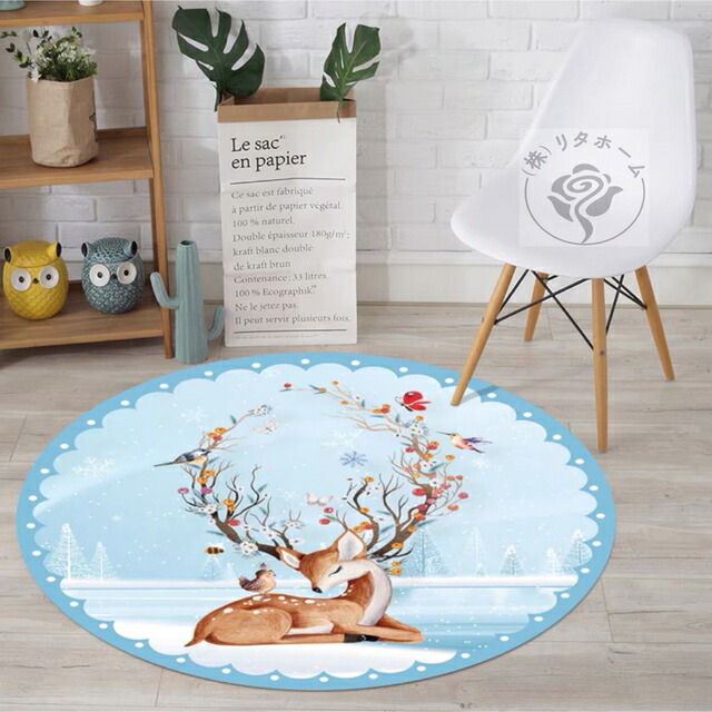 A055800ラグマット リビング．玄関マット カーペットお風呂マット 80cm｜リタハウス　店