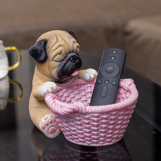 楽天市場】A056097パグ 置物 小物入れドッグ 犬 収納ボックス