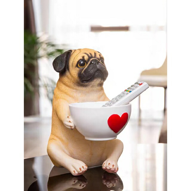 パグの小物入れ 楽天市場】A024730パグ雑貨 パグ 置物 小物入れドッグ 犬 収納