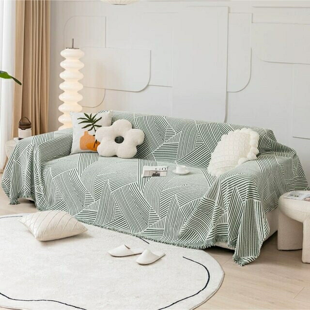 A056203三人用ソファーカバー ソファー シーツ ひざ掛け マルチカバー180x300cm｜リタハウス　店 13,043円