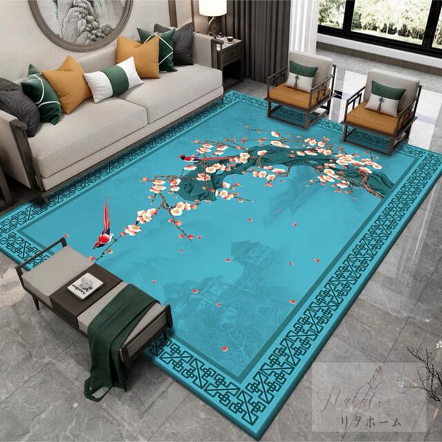 A056338ラグカーペット ラグマット 160x230cm ホットカーペット対応 玄関マット｜リタハウス　店