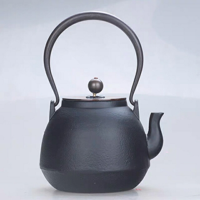 楽天市場】A015007鋳鉄 鉄 急須 職人手作り鉄瓶 やかん 提梁壺