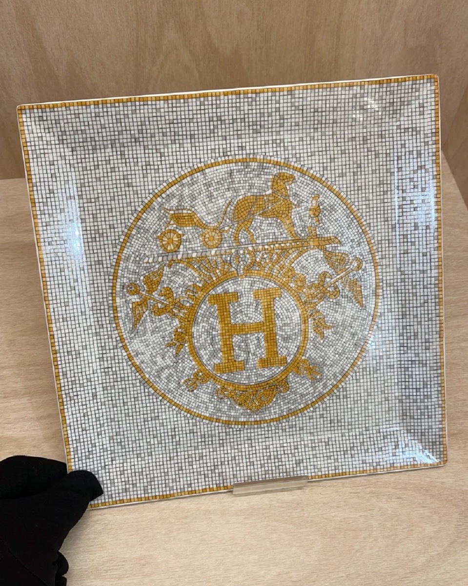 楽天市場】【新品】 エルメス 食器 プチカレ スクエアプレート