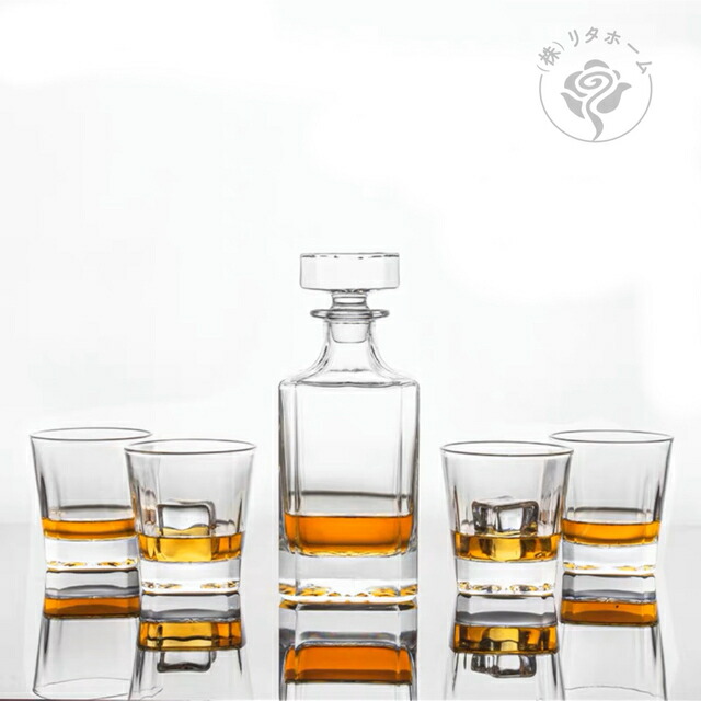 楽天市場】A031407高級デカンタとグラスセット ガラス食器 ウイスキー