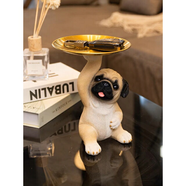楽天市場】A024730パグ雑貨 パグ 置物 小物入れドッグ 犬 収納ボックス