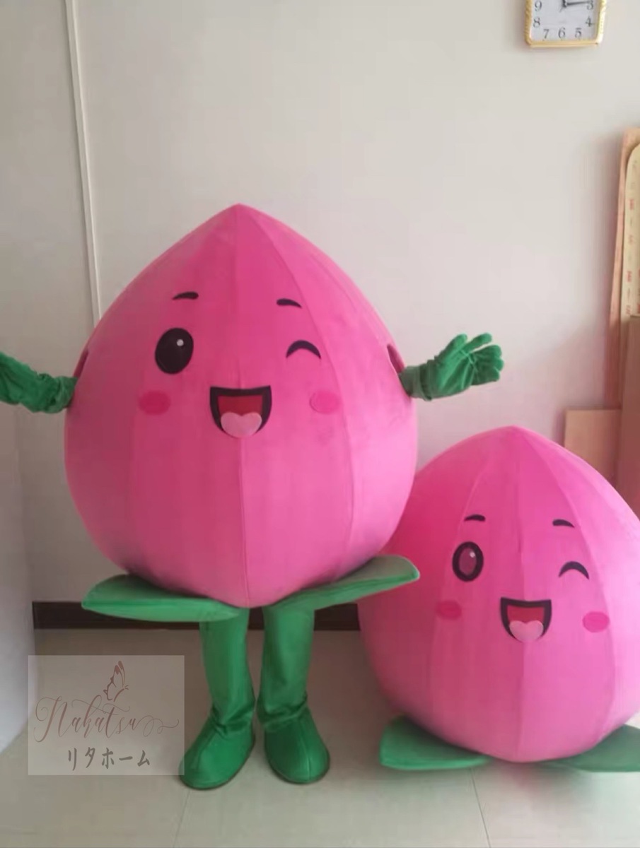 A002031コスプレお召しもの 着ぐるみ 成年者用着ぐるみ もも 文字記号 ハロウィン 仮面舞踏会
