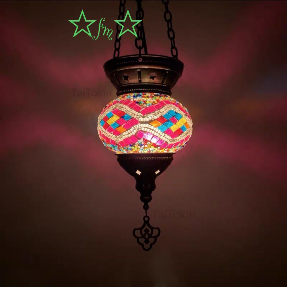 保障できる ボヘミア調 トルコ モロッコ風ペンダントライト 手作りモザイクステンドグラス アンティーク調 シャンデリア 天井照明 魅力的な Etcui Com