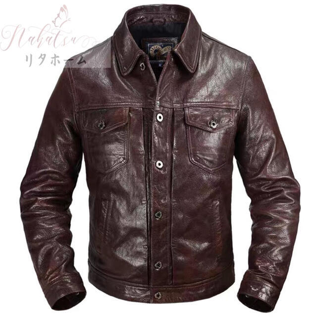 楽天市場】A054815インディゴ カウハイド サードタイプ Gジャン