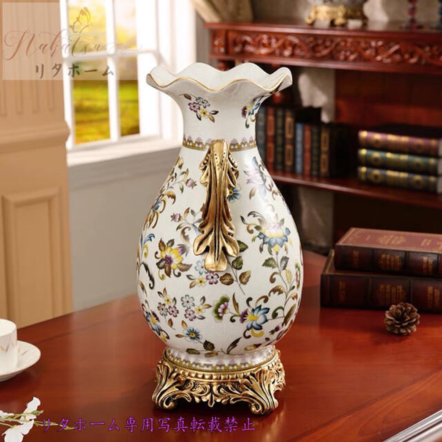 ヨーロッパ式花瓶 部屋飾り 応接間 高級花瓶 置き物 Pressclubvartha Com