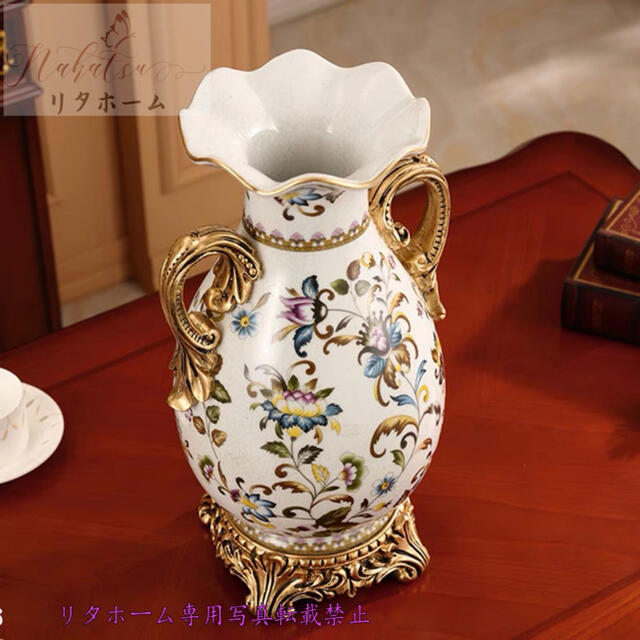 ヨーロッパ式花瓶 部屋飾り 応接間 高級花瓶 置き物 Pressclubvartha Com