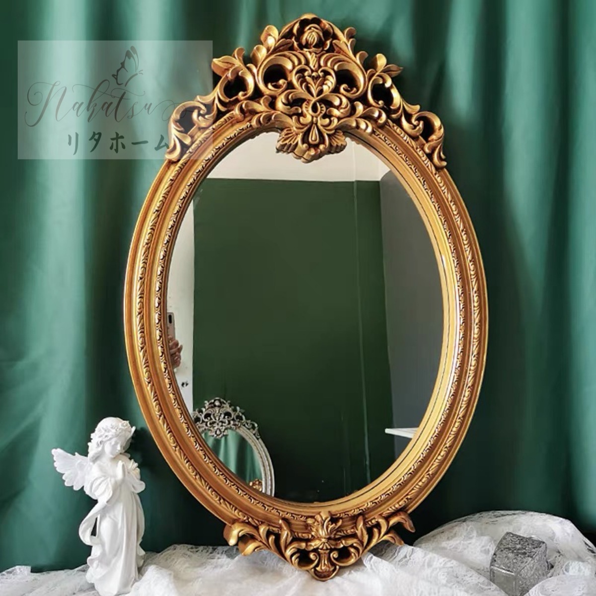 【アンティーク】高級豪華鏡 壁掛け鏡 壁掛け 壁掛けミラー ウォールミラー 31__e08x465775.jpg
