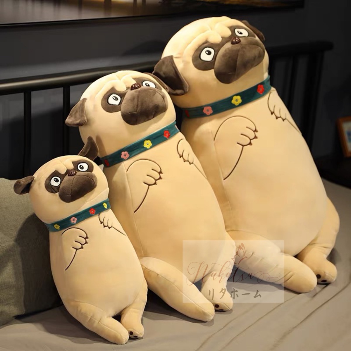 パグちゃん(即購入可即日発送) 楽天市場】A000721パググッズ ぬいぐるみ パグ雑貨 パグ 部屋