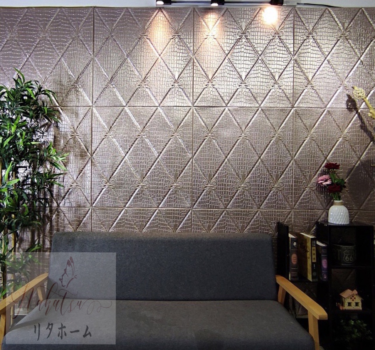 50枚 70cm 70cm 背景壁 3d立体レンガ模様壁紙 防水 汚い防止 カビ防止 Markus Boxengasse De