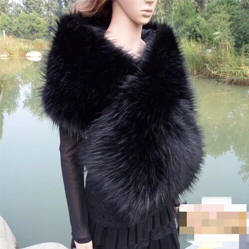 楽天市場】A000553レディース 大判ショール 高級ケープ 豪華フェイク