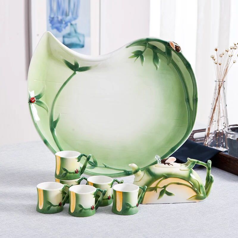A0009696客茶器揃 茶器仕掛ける 茶の葉 瀬戸もの 湯呑み 急須茶器仕掛ける
