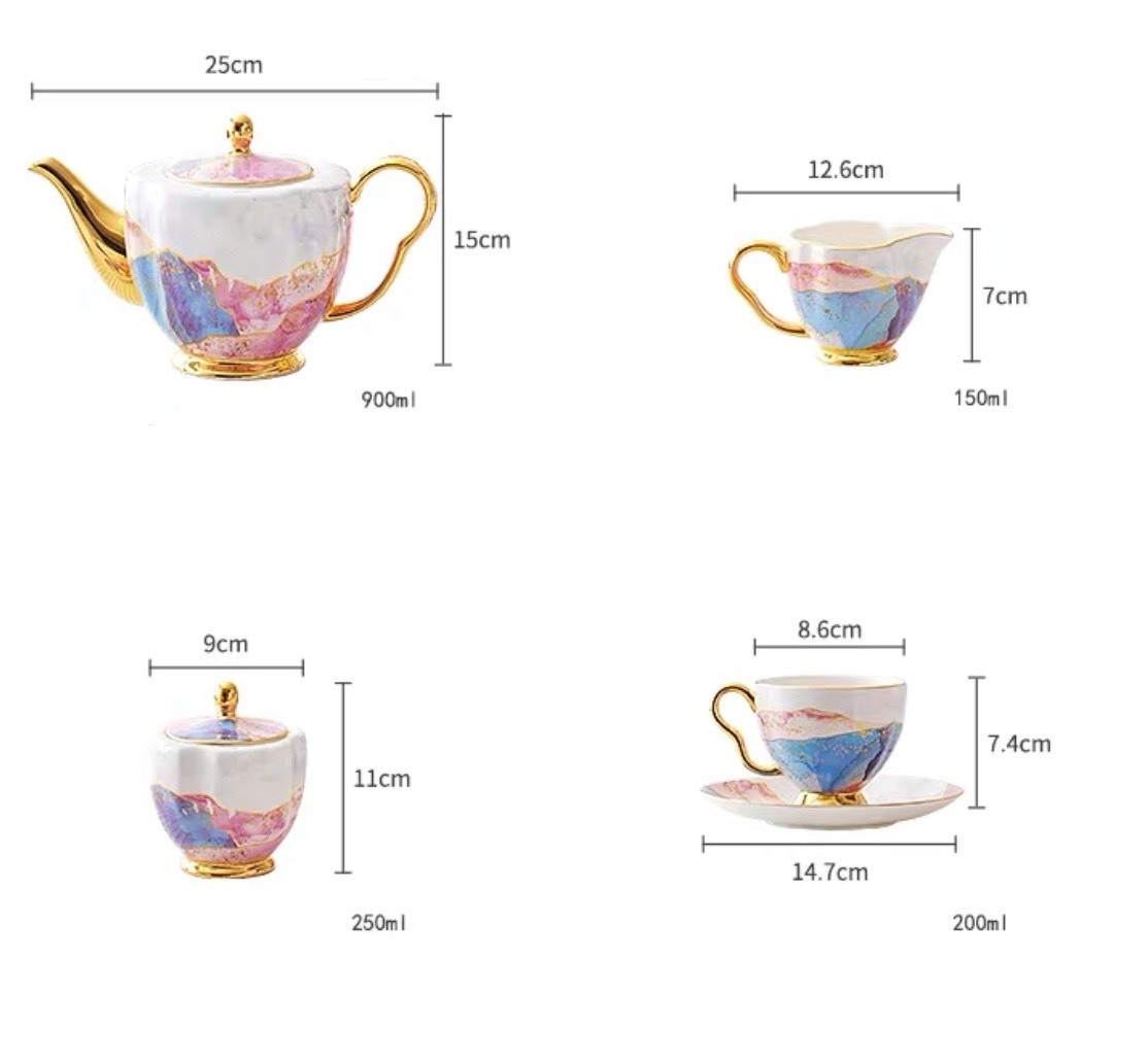 高級ティーカップ ソーサー 6客セット 陶器 食器 お皿 Bayleafkitchen Co Uk