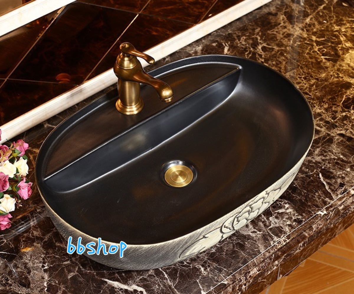 楽天市場】A000485高級洗面台 洗面ボウルセット洗面ボール 陶器 手水鉢