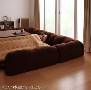 楽天市場】こたつに合わせるフロアコーナーソファー コの字タイプ 40m