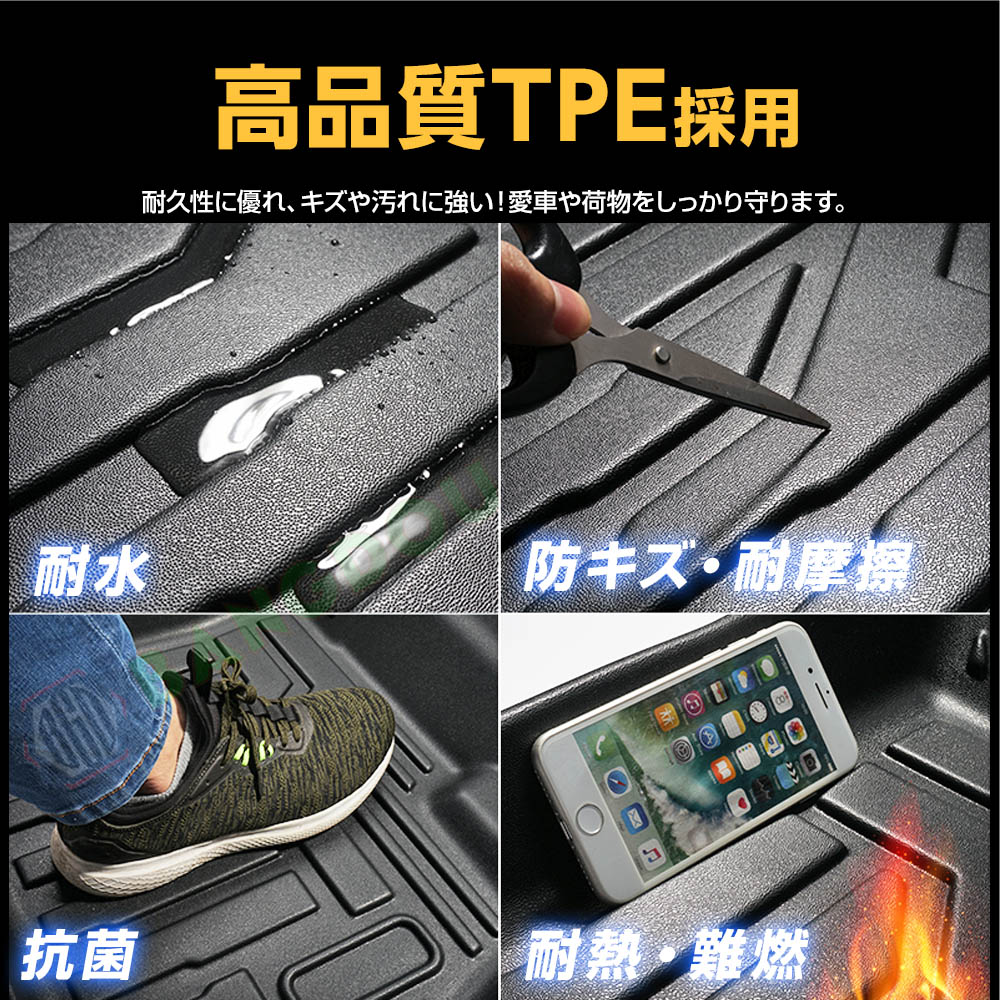 ホンダ フリード Freed Gb7 ガソリン車 7人乗り 3d立体設計 3dマット 3d立体マット 3d フロアマット 防水マット ラバーマット 防水 ラバー フロア 台分 立体カーマット 滑り防止 汚れ防止 Kuriutinklapius Lt