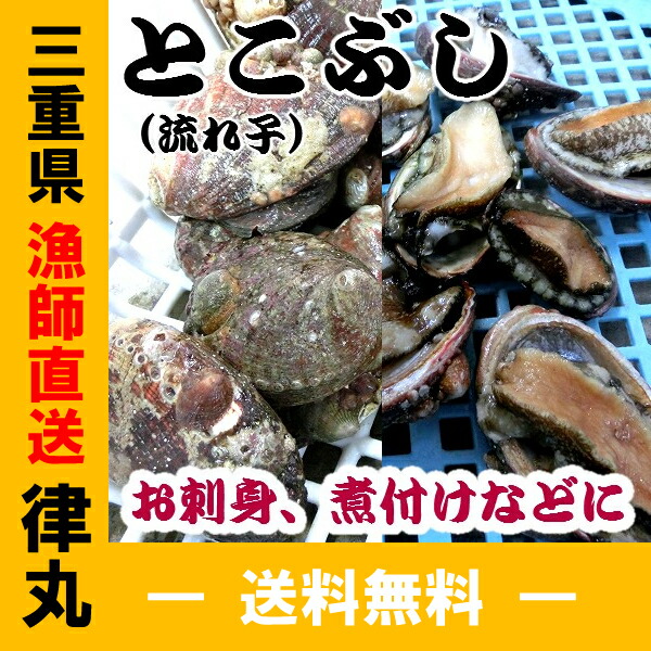 楽天市場 送料無料 あす楽対応 即納 三重県産 活とこぶし 流れ子 1kgセット 漁師直送 律丸 とこぶし トコブシ ながれこ 楽ギフ のし宛書 楽ギフ メッセ入力 律丸 りつまる