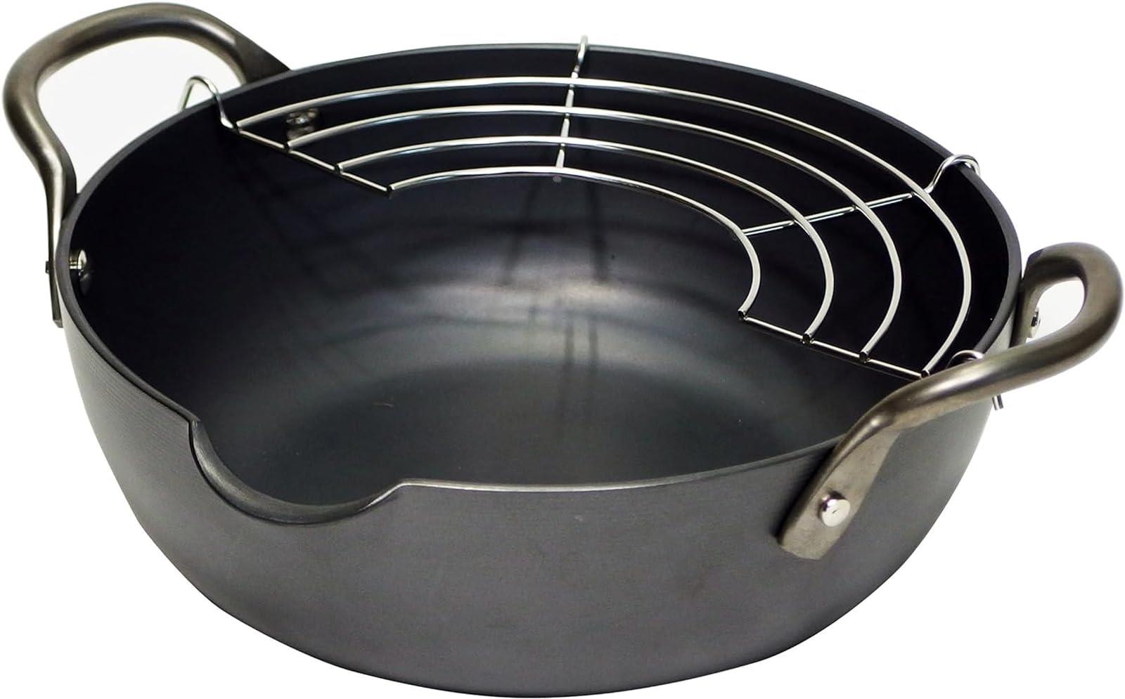 リバーライト 極JAPAN 鉄製 天ぷら鍋 S 1.5L 窒化鉄 窒化加工 IH対応 サビにくい 日本製 J1320