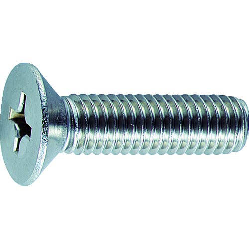 TRUSCO(トラスコ) 皿頭小ネジ ステンレス 全ネジ M2×4 140本入 B06-0204 x 10パック【ケース販売】