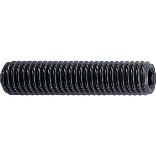 トラスコ中山(TRUSCO) 六角穴付止めねじ くぼみ先 B311215 黒染め M12×15 23本入 x 10パック x 【ケース販売】