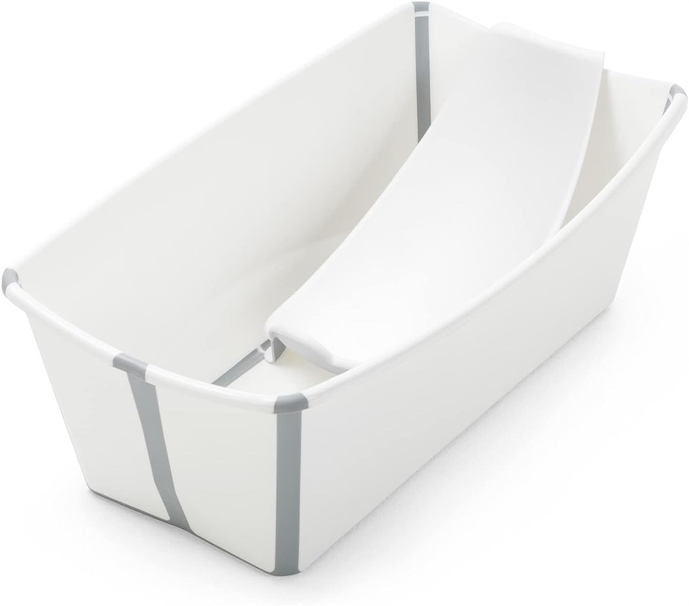 Stokke ストッケ もの言う花二階建てバス 【本体+ニューボーン 書き割り】 フレキシバス 浴する 折り畳み 折りたたみ 乳飲み子 お風呂 新生児から4歳頃まで 白いこと