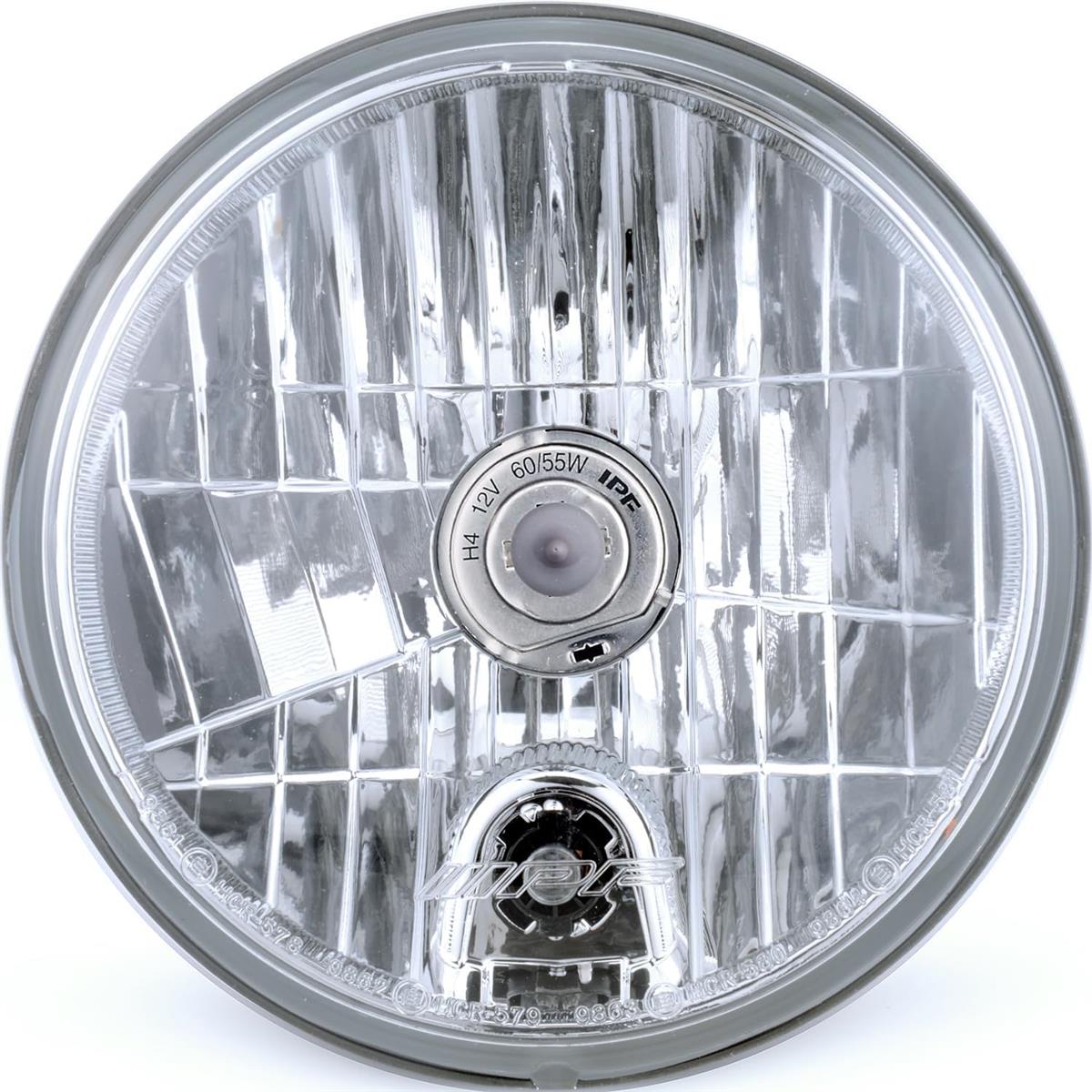 IPF ヘッドライト ASSY ハロゲン H4 丸形 2灯式 マルチリフレクター ポジション付き 純正採用品 HL-41
