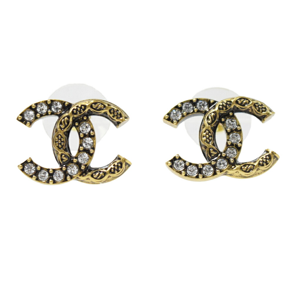 【鳥モチーフ♡】揺れるロゴも印象的◆ CHANEL ピアス 鳥モチーフ／シャネルのロゴが揺れる！】 CHANEL ピアス
