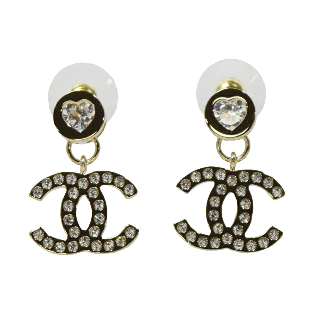【鳥モチーフ♡】揺れるロゴも印象的◆ CHANEL ピアス 鳥モチーフ／シャネルのロゴが揺れる！】 CHANEL ピアス