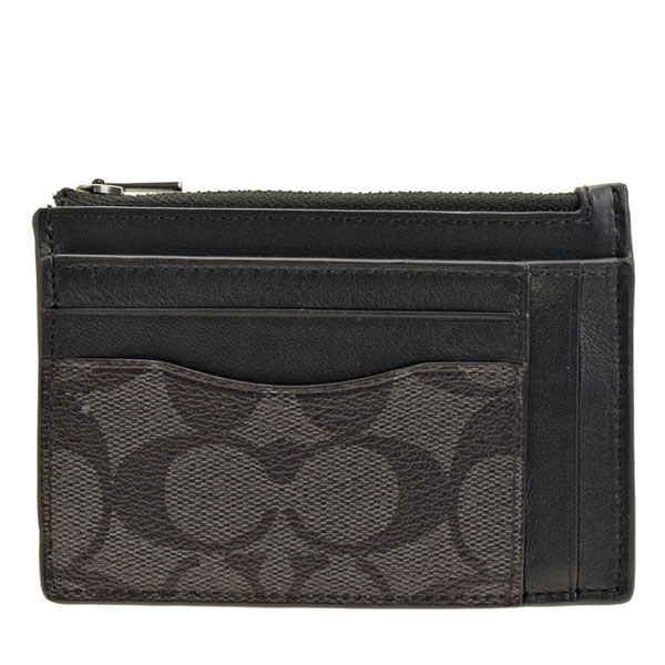 楽天市場 コーチ Coach メンズ 小銭入れ シグネチャー 定期入れ付 カードケース ブラウン系 F Qbb75 ブランド Azurebrandol
