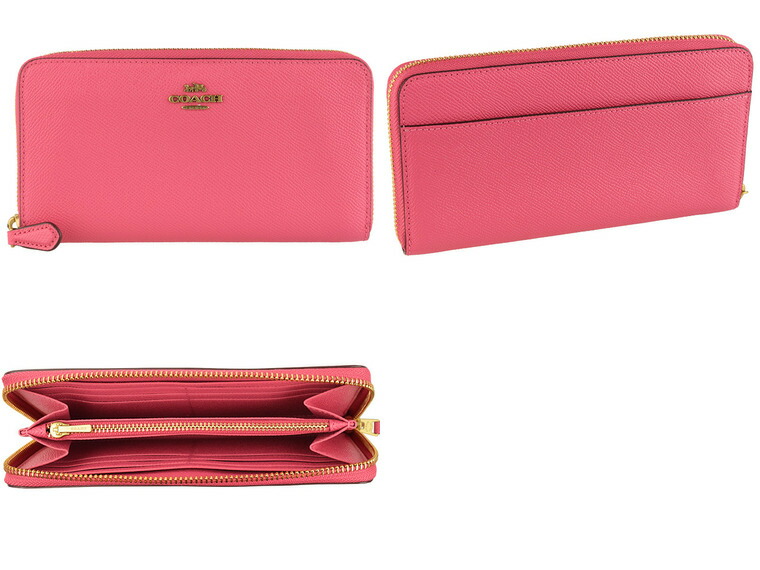 レディース 新作 コーチ ポイント10倍 22日時 アウトレット Coach ラウンドファスナー長財布 コーチ b4nog Zz アウトレット 財布 アウトレット Coach ラウンドファスナー長財布 b4nog Zz コンフェティピンク レザー 金具アンティークゴールド 送料無料