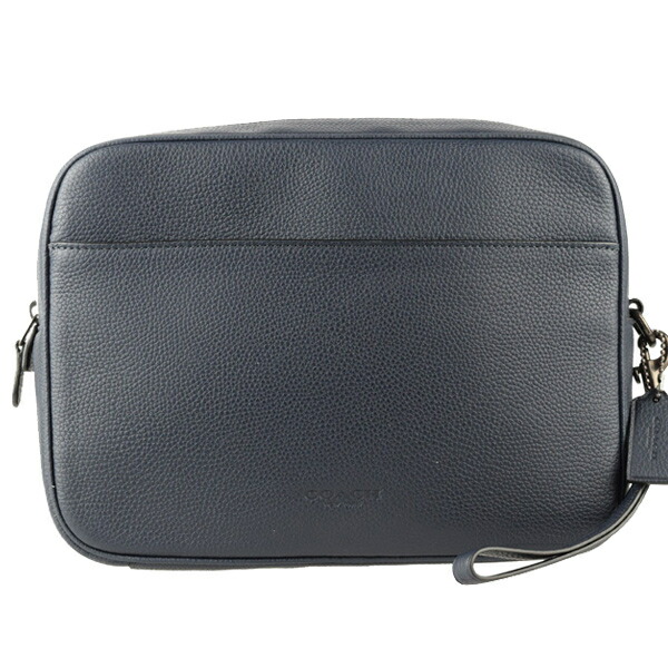 最高級流行 のcoach コーチ バッグ アウトレット メンズ ポイント10倍 23日24時迄 コーチ Coach セカンドバッグ クラッチバッグ メンズ アウトレット 757mid Zz ミッドナイト レザー 金具ガンメタル 父の日ギフト 送料無料 ファッション かっこいい オシャレ