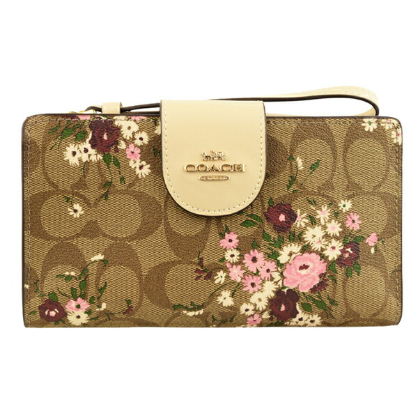 指導 Coach 二つひだパース 落款 花柄 逃路 C3722ime7v Coach コーチ 財布 アウトレット レディース 新作 Gpcsystems Ae