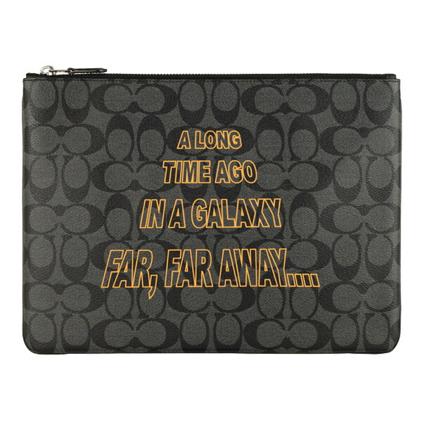 人気沸騰メーカー直送 Coach コーチ バッグ アウトレット メンズ ポイント10倍 23日24時迄 コーチ Coach セカンドバッグ クラッチバッグ メンズ シグネチャー アウトレット F119qbo4g Zz チャコール Pvc 金具ガンメタル 父の日ギフト 送料無料 ファッション