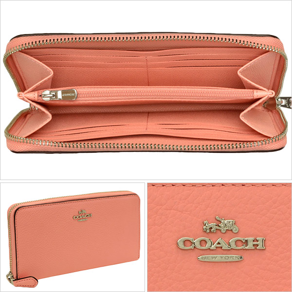 楽天市場 コーチ Coach ラウンドファスナー長財布 レディース ブラッシュピンク Fsvb5 コーチアウトレット ファッション リヴェラール 楽天市場 コーチ Coach ラウンドファスナー長財布 レディース ブラッシュピンク Fsvb5 コーチアウトレット ファッション リヴェラール