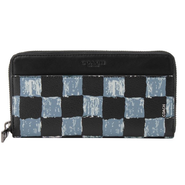 楽天市場 コーチ Coach ラウンドファスナー長財布 メンズ チェック柄 格子柄 ダスクマルチ F22542ms1 アウトレット ファッション 2021aw リヴェラール