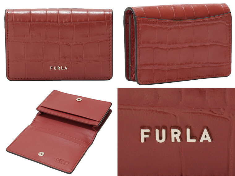 人気no 1 本体 最大3000円offクーポン配布中 フルラ Furla 名刺入れ カードケース Babylon S Pcz1kos 定期入れ Icカード カード入れ ミニ 小さい 収納 多い ビジネス キャッシュレス レディース かわいい 可愛い オシャレ ブランド レザー 革 クロコ型押し 母