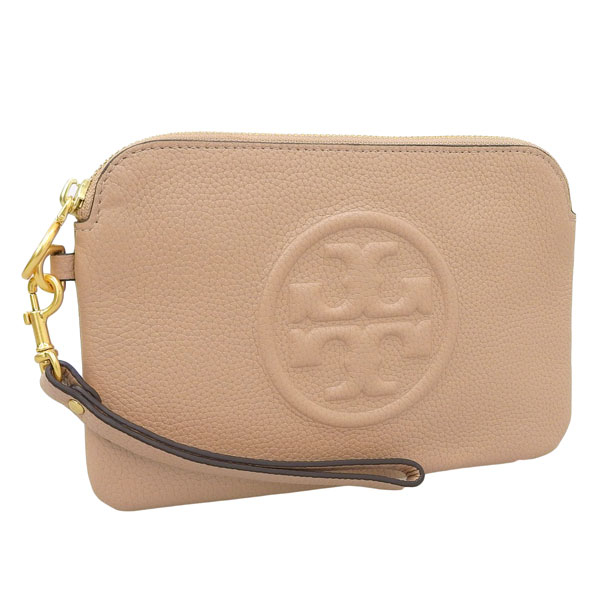 トリーバーチ Tory Burch Perry Bombe Wristlet 車寄せ 皮革 デヴォンサンド ベージュ血筋 レディース 2 Pghintheround Com