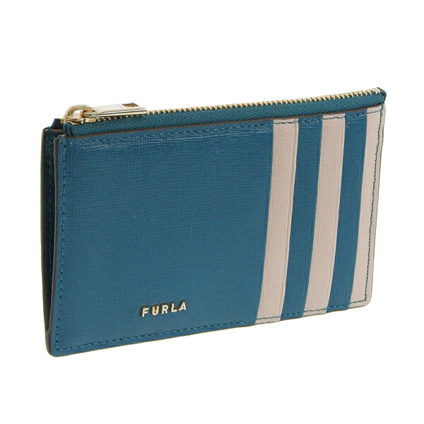 フルラ FURLA BABYLON M CARD CASE カードケース 名刺ケース レザー ブルー系×バレリーナ レディース  wp00088b300000873s ハロウィン特別クーポン配布中 9周年記念イベントが