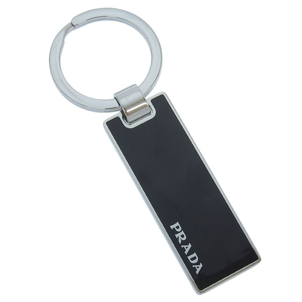【値下げ可能】PRADA ブラックキーホルダー PRADA プラダ キーホルダー キーリング キーフック ブラック