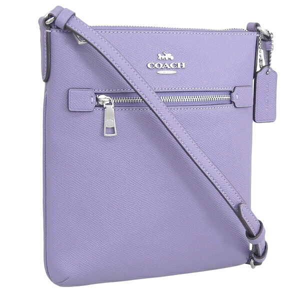 【美品】COACH ショルダーバッグ ダークブラウン/パープル コーチ COACH バッグ （パープル） -waja bazar - 海外
