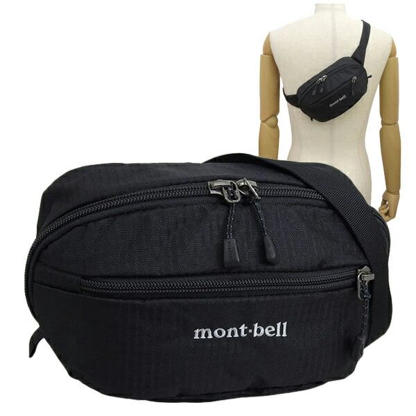 モンベル バッグ メンズ レディース ボディバッグ Mサイズ ブラック デルタガセットポーチ Mサイズ DELTA GUSSET POUCH M DGP-RMBK MONT BELL 1123764